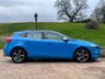 USED 2015 65 VOLVO V40 2.0 T2 R-Design Hatchback 5dr Petrol Manual Euro 6 (s/s) (122 ps) PAN ROOF-REBAL BLUE-STUNNING.