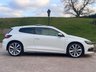 USED 2013 13 VOLKSWAGEN SCIROCCO 2.0 TDI BlueMotion Tech R-Line Hatchback 3dr Diesel DSG Euro 5 (s/s) (Leather, Nav) (140 ps) 19 INCH ALLOYS-HEATED SEATS.