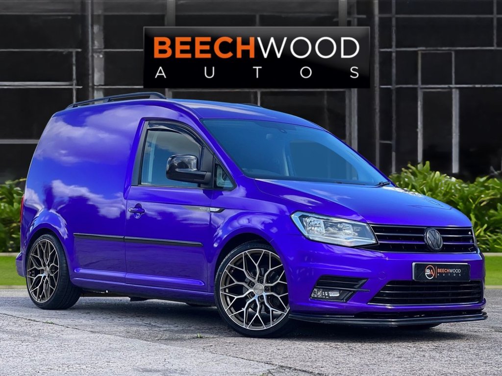 USED 2017 17 VOLKSWAGEN CADDY 2.0 TDI C20 BlueMotion Tech Black Edition Panel Van 5dr Diesel Manual SWB Euro 6 (s/s) (102 ps) DAB / COILOVERS / 19'S