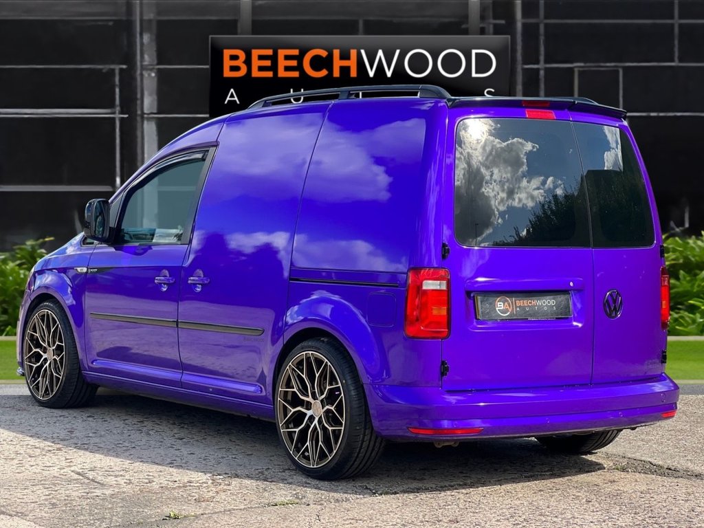 USED 2017 17 VOLKSWAGEN CADDY 2.0 TDI C20 BlueMotion Tech Black Edition Panel Van 5dr Diesel Manual SWB Euro 6 (s/s) (102 ps) DAB / COILOVERS / 19'S