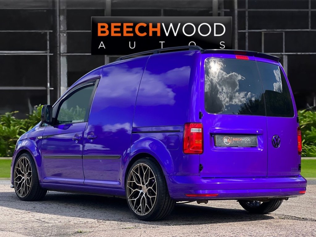 USED 2017 17 VOLKSWAGEN CADDY 2.0 TDI C20 BlueMotion Tech Black Edition Panel Van 5dr Diesel Manual SWB Euro 6 (s/s) (102 ps) DAB / COILOVERS / 19'S