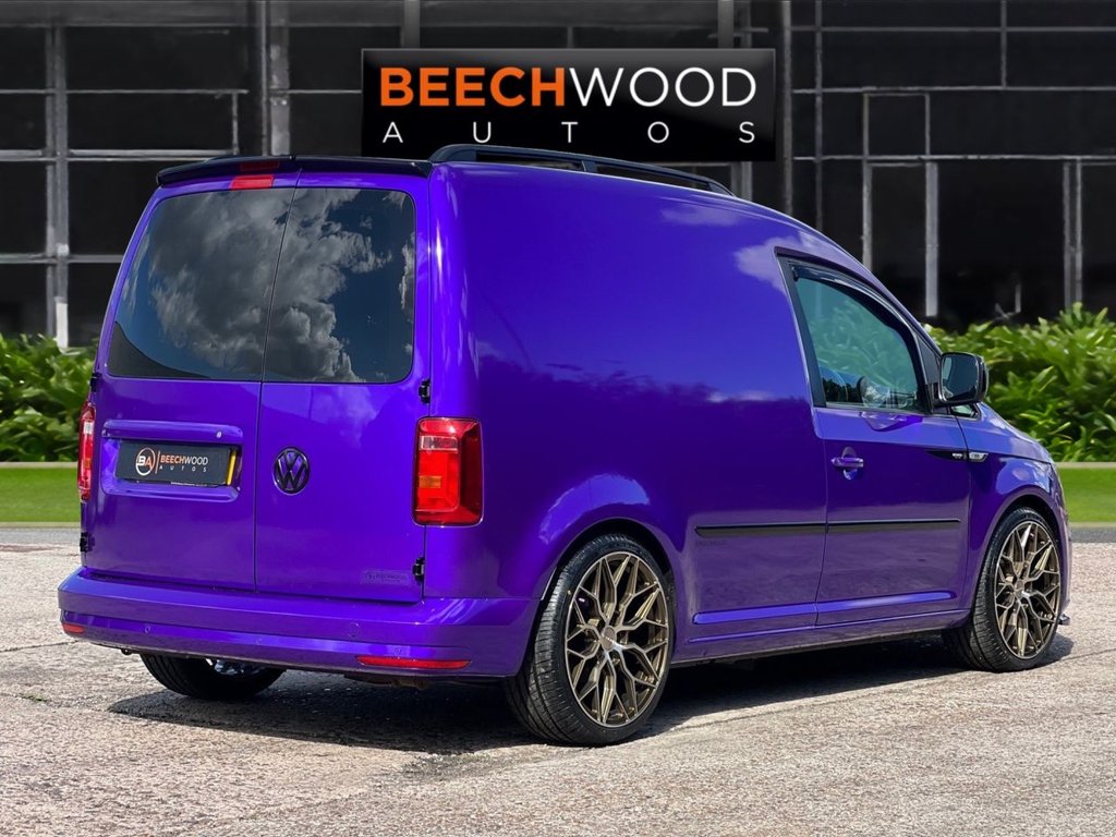 USED 2017 17 VOLKSWAGEN CADDY 2.0 TDI C20 BlueMotion Tech Black Edition Panel Van 5dr Diesel Manual SWB Euro 6 (s/s) (102 ps) DAB / COILOVERS / 19'S