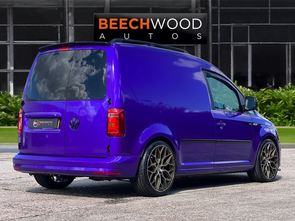 USED 2017 17 VOLKSWAGEN CADDY 2.0 TDI C20 BlueMotion Tech Black Edition Panel Van 5dr Diesel Manual SWB Euro 6 (s/s) (102 ps) DAB / COILOVERS / 19'S