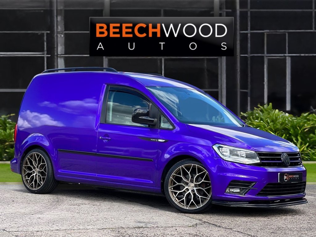 USED 2017 17 VOLKSWAGEN CADDY 2.0 TDI C20 BlueMotion Tech Black Edition Panel Van 5dr Diesel Manual SWB Euro 6 (s/s) (102 ps) DAB / COILOVERS / 19'S