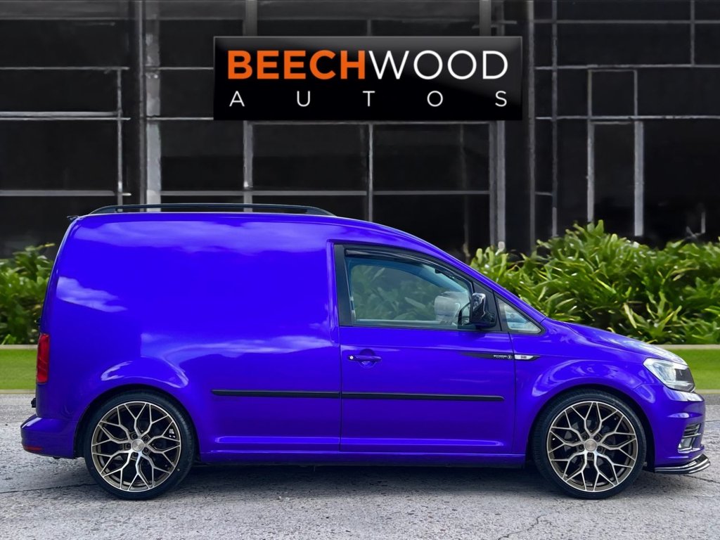 USED 2017 17 VOLKSWAGEN CADDY 2.0 TDI C20 BlueMotion Tech Black Edition Panel Van 5dr Diesel Manual SWB Euro 6 (s/s) (102 ps) DAB / COILOVERS / 19'S