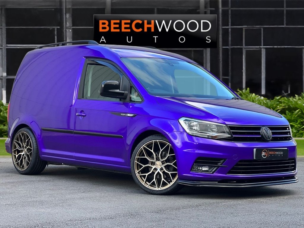 USED 2017 17 VOLKSWAGEN CADDY 2.0 TDI C20 BlueMotion Tech Black Edition Panel Van 5dr Diesel Manual SWB Euro 6 (s/s) (102 ps) DAB / COILOVERS / 19'S