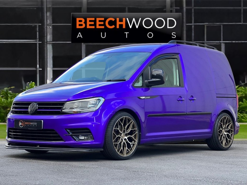 USED 2017 17 VOLKSWAGEN CADDY 2.0 TDI C20 BlueMotion Tech Black Edition Panel Van 5dr Diesel Manual SWB Euro 6 (s/s) (102 ps) DAB / COILOVERS / 19'S