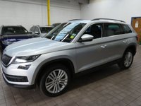 USED 2021 70 SKODA KODIAQ 2.0 TDI SE L SUV 5dr Diesel DSG Euro 6 (s/s) (7 Seat) (150 ps) 7 SEAT SAT NAV ANDROID APPLE CARPLAY PART LEATHER INTERIOR HEATED SEATS CRUISE CONTROL PARKING  SENSORS 1 OWNER SERVICE HISTORY WARRANTY