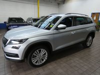 USED 2021 70 SKODA KODIAQ 2.0 TDI SE L SUV 5dr Diesel DSG Euro 6 (s/s) (7 Seat) (150 ps) 7 SEAT SAT NAV ANDROID APPLE CARPLAY PART LEATHER INTERIOR HEATED SEATS CRUISE CONTROL PARKING  SENSORS 1 OWNER SERVICE HISTORY WARRANTY