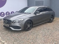 USED 2017 67 MERCEDES-BENZ CLA 2.1 CLA220d AMG Line Shooting Brake 5dr Diesel 7G-DCT Euro 6 (s/s) (177 ps) AUTO + GREAT SERVICE HISTORY