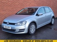 USED 2014 14 VOLKSWAGEN GOLF 1.2 TSI BlueMotion Tech S Hatchback 5dr Petrol Manual Euro 5 (s/s) (85 ps) LOW MILES - FULL HISTORY