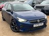 USED 2020 70 VAUXHALL CORSA 1.2 Turbo Elite Nav Premium Auto Euro 6 (s/s) 5dr 2 Owner + Cam Belt Just Done