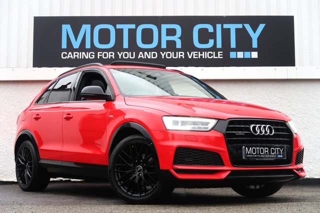 2018 18 AUDI Q3 2.0 TFSI Black Edition SUV 5dr Petrol S Tronic quattro Euro 6 (s/s) (180 ps) INCREDIBLE SPEC AUTOMATIC SUV