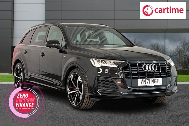 View our Audi Q7 3.0 TFSIe V6 60 Competition SUV 5dr Petrol Plug-in Hybrid Tiptronic quattro Euro 6 (s/s) 17.9kWh (462 ps) Touchscreen, Heated Seats, Reverse Camera, Apple CarPlay / Android Auto, Satellite Navigation
