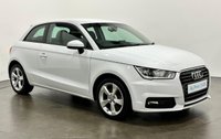 USED 2016 16 AUDI A1 1.4 TFSI Sport Hatchback 3dr Petrol Manual Euro 6 (s/s) (125 ps) Strikiing Glacier White Metallic, Tornado Black Interior, Cruise Control ,  Acoustic Reverse Sensor