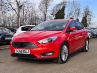 USED 2017 66 FORD FOCUS 1.5 TDCi Titanium X Hatchback 5dr Diesel Manual Euro 6 (s/s) (120 ps) FULL SERVICE HISTORY + FRONT AND REAR PARKING SENSORS + HALF LEATHER SEATS + FRONT HEATED SEATS + CRUISE CONTROL + PARK ASSIST + AUTO START/STOP + SAT NAV + REVERSING CAMERA + DAB RADIO +