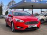 USED 2017 66 FORD FOCUS 1.5 TDCi Titanium X Hatchback 5dr Diesel Manual Euro 6 (s/s) (120 ps) FULL SERVICE HISTORY + FRONT AND REAR PARKING SENSORS + HALF LEATHER SEATS + FRONT HEATED SEATS + CRUISE CONTROL + PARK ASSIST + AUTO START/STOP + SAT NAV + REVERSING CAMERA + DAB RADIO +