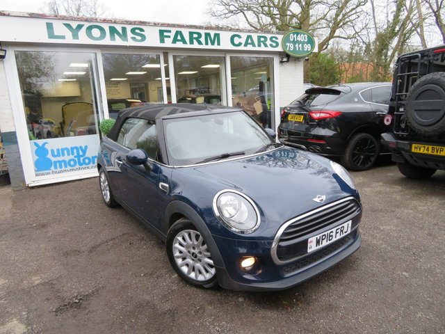 2016 16 MINI Convertible 1.5 Cooper Convertible 2dr Petrol Automatic Euro 6 (s/s) (136 ps)