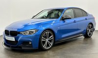USED 2017 17 BMW 3 SERIES 3.0 335d M Sport Saloon 4dr Diesel Auto xDrive Euro 6 (s/s) (313 ps) Striking Estoril Blue Metallic, Dakota Black Leather, Heated Front Seats, Heated Steering Wheel,  Comfort Access System, Armrest, Navigation BMW Proffesional Media