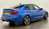 USED 2017 17 BMW 3 SERIES 3.0 335d M Sport Saloon 4dr Diesel Auto xDrive Euro 6 (s/s) (313 ps) Striking Estoril Blue Metallic, Dakota Black Leather, Heated Front Seats, Heated Steering Wheel,  Comfort Access System, Armrest, Navigation BMW Proffesional Media