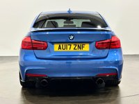 USED 2017 17 BMW 3 SERIES 3.0 335d M Sport Saloon 4dr Diesel Auto xDrive Euro 6 (s/s) (313 ps) Striking Estoril Blue Metallic, Dakota Black Leather, Heated Front Seats, Heated Steering Wheel,  Comfort Access System, Armrest, Navigation BMW Proffesional Media