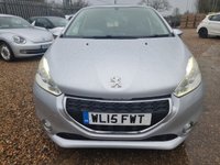 USED 2015 15 PEUGEOT 208 1.4 HDi Style Hatchback 5dr Diesel Manual Euro 5 (70 ps) &pound;20TAX+CRUISE+SATNAV+PANROOF+BLUETOOTH+PARK SENSORS