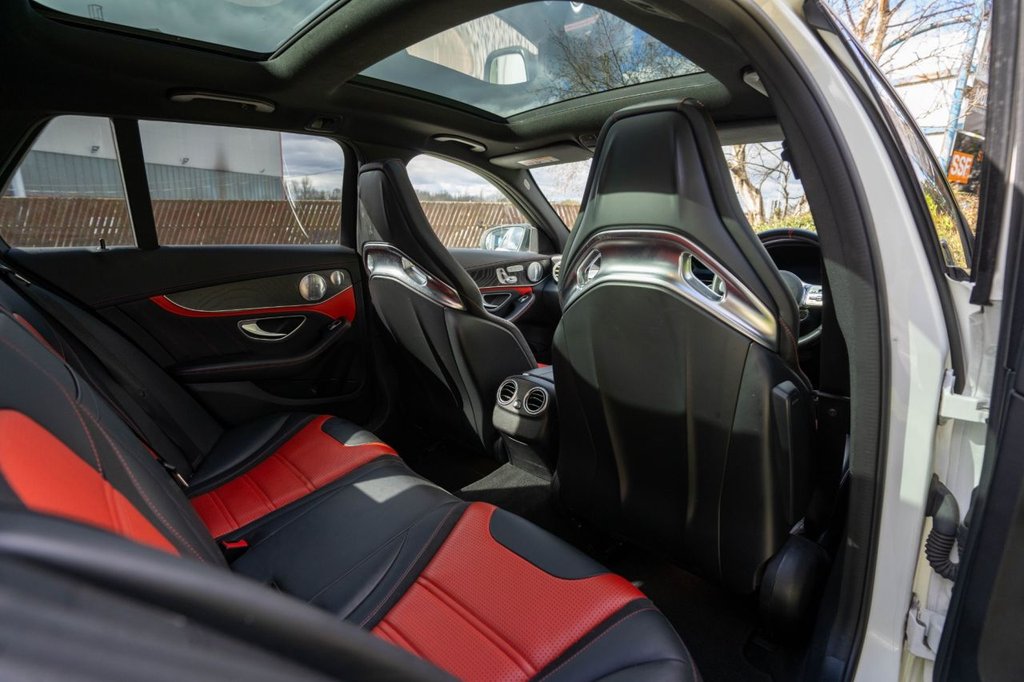 USED 2019 19 MERCEDES-BENZ C-CLASS 4.0 C63 V8 BiTurbo AMG S (Premium Plus) Estate 5dr Petrol SpdS MCT Euro 6 (s/s) (510 ps) A VERY WELL PRESENTED AND CARED FOR EXAMPLE WITH FULL IMPECCABLE MERCEDES BENZ MAIN DEALER SERVICE HISTORY WITH FULL SERVICE JUST COMPLETED
