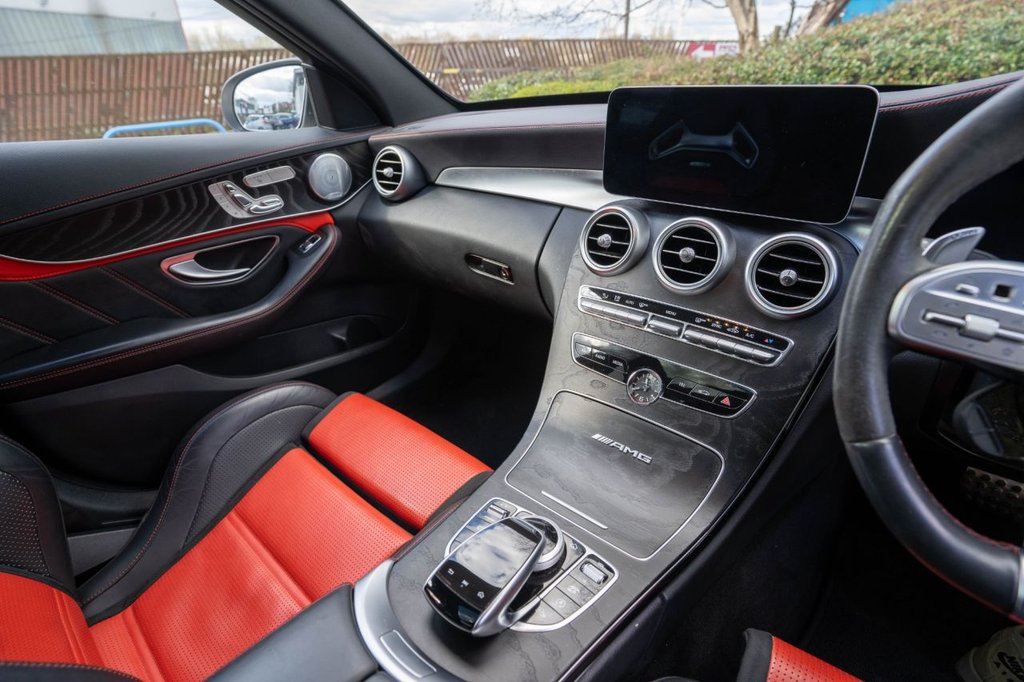 USED 2019 19 MERCEDES-BENZ C-CLASS 4.0 C63 V8 BiTurbo AMG S (Premium Plus) Estate 5dr Petrol SpdS MCT Euro 6 (s/s) (510 ps) A VERY WELL PRESENTED AND CARED FOR EXAMPLE WITH FULL IMPECCABLE MERCEDES BENZ MAIN DEALER SERVICE HISTORY WITH FULL SERVICE JUST COMPLETED