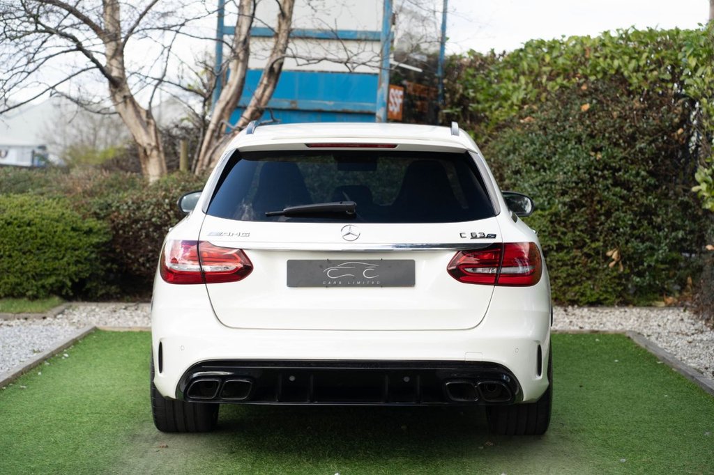 USED 2019 19 MERCEDES-BENZ C-CLASS 4.0 C63 V8 BiTurbo AMG S (Premium Plus) Estate 5dr Petrol SpdS MCT Euro 6 (s/s) (510 ps) A VERY WELL PRESENTED AND CARED FOR EXAMPLE WITH FULL IMPECCABLE MERCEDES BENZ MAIN DEALER SERVICE HISTORY WITH FULL SERVICE JUST COMPLETED