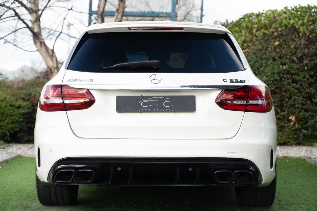 USED 2019 19 MERCEDES-BENZ C-CLASS 4.0 C63 V8 BiTurbo AMG S (Premium Plus) Estate 5dr Petrol SpdS MCT Euro 6 (s/s) (510 ps) A VERY WELL PRESENTED AND CARED FOR EXAMPLE WITH FULL IMPECCABLE MERCEDES BENZ MAIN DEALER SERVICE HISTORY WITH FULL SERVICE JUST COMPLETED