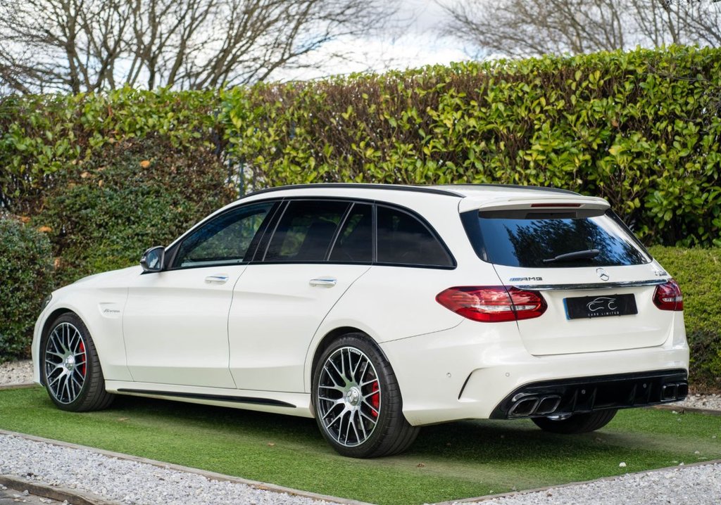 USED 2019 19 MERCEDES-BENZ C-CLASS 4.0 C63 V8 BiTurbo AMG S (Premium Plus) Estate 5dr Petrol SpdS MCT Euro 6 (s/s) (510 ps) A VERY WELL PRESENTED AND CARED FOR EXAMPLE WITH FULL IMPECCABLE MERCEDES BENZ MAIN DEALER SERVICE HISTORY WITH FULL SERVICE JUST COMPLETED