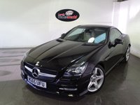 USED 2015 65 MERCEDES-BENZ SLK 2.1 SLK250d AMG Sport Convertible 2dr Diesel G-Tronic Euro 6 (s/s) (204 ps) SAT NAV LEATHER CRUISE PARK SENSORS HEATED SEATS
