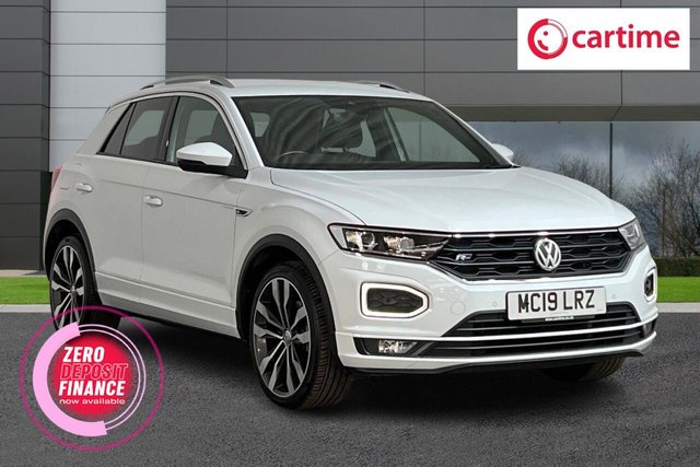 View our Volkswagen T-Roc 2.0 TSI GPF R-Line SUV 5dr Petrol DSG 4Motion Euro 6 (s/s) (190 ps) 8in Satellite Navigation Touchscreen, 10.3in Active Driver's Display, Apple CarPlay / Android Auto, Front / Rear Parking Sensors, Heated Alcantara/Cloth Seats