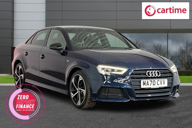 View our Audi A3 2.0 TDI 35 Black Edition Saloon 4dr Diesel S Tronic Euro 6 (s/s) (150 ps) Android Auto/Apple CarPlay, Cruise Control, DAB Digital Radio, Bluetooth, Voice Control