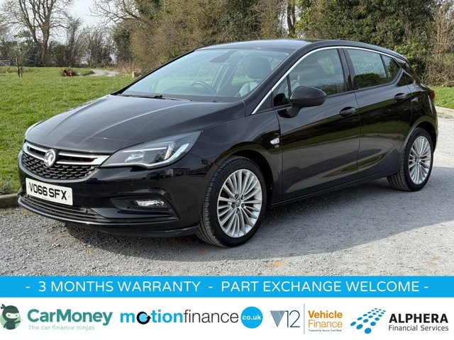 2017 66 Vauxhall Astra 1.4i Turbo Elite Nav Hatchback 5dr Petrol Manual Euro 6 (150 ps)