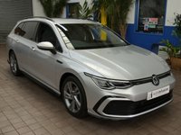 USED 2022 71 VOLKSWAGEN GOLF 1.5 eTSI MHEV R-Line Estate 5dr Petrol Hybrid DSG Euro 6 (s/s) (150 ps) SAT NAV PART LEATHER PARKING SENSORS 1 OWNER SERVICE HISTORY WARRANTY