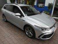 USED 2022 71 VOLKSWAGEN GOLF 1.5 eTSI MHEV R-Line Estate 5dr Petrol Hybrid DSG Euro 6 (s/s) (150 ps) SAT NAV PART LEATHER PARKING SENSORS 1 OWNER SERVICE HISTORY WARRANTY