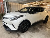 USED 2018 68 TOYOTA C-HR 1.8 VVT-h Dynamic SUV 5dr Petrol Hybrid CVT Euro 6 (s/s) (122 ps)+2 KEYS+HISTORY+MEDIA+NAVIGATION+PREMIUM PACK+LEATHER SEATS 2 KEYS+TOYOTAWARRANTY UNTIL JANUARY 2026+HISTORY+PARK ASSIST+NAV+FULL LEATHER HEATED SEATS+CRUISE+REVERSE CAMERA+AUTOLIGHTS+18" ALLOYS+PRIVACY+TOW BAR+DAB+HPI CLEAR