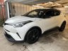 USED 2018 68 TOYOTA C-HR 1.8 VVT-h Dynamic SUV 5dr Petrol Hybrid CVT Euro 6 (s/s) (122 ps)+2 KEYS+HISTORY+MEDIA+NAVIGATION+PREMIUM PACK+LEATHER SEATS 2 KEYS+TOYOTAWARRANTY UNTIL JANUARY 2026+HISTORY+PARK ASSIST+NAV+FULL LEATHER HEATED SEATS+CRUISE+REVERSE CAMERA+AUTOLIGHTS+18" ALLOYS+PRIVACY+TOW BAR+DAB+HPI CLEAR