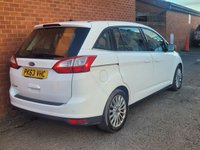 USED 2013 63 FORD GRAND C-MAX 1.6 TDCi Titanium MPV 5dr Diesel Manual Euro 5 (115 ps) 7 SEATS - HISTORY - FRESH IN