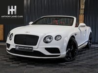 USED 2018 18 BENTLEY CONTINENTAL 4.0 V8 GTC S Convertible 2dr Petrol Auto 4WD Euro 6 (528 ps) HUGE SPECIFICATION (OVER &pound;34K), FULL BENTLEY HISTORY, CAR PLAY, MULLINER SPEC, BLACK EDITION, SUNGLASSES CASE, AIR DEFLECTOR