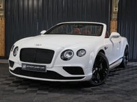 USED 2018 18 BENTLEY CONTINENTAL 4.0 V8 GTC S Convertible 2dr Petrol Auto 4WD Euro 6 (528 ps) HUGE SPECIFICATION (OVER &pound;34K), FULL BENTLEY HISTORY, CAR PLAY, MULLINER SPEC, BLACK EDITION, SUNGLASSES CASE, AIR DEFLECTOR