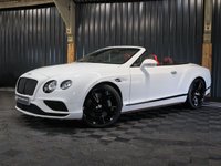 USED 2018 18 BENTLEY CONTINENTAL 4.0 V8 GTC S Convertible 2dr Petrol Auto 4WD Euro 6 (528 ps) HUGE SPECIFICATION (OVER &pound;34K), FULL BENTLEY HISTORY, CAR PLAY, MULLINER SPEC, BLACK EDITION, SUNGLASSES CASE, AIR DEFLECTOR