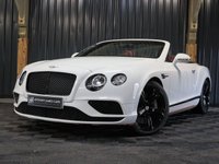 USED 2018 18 BENTLEY CONTINENTAL 4.0 V8 GTC S Convertible 2dr Petrol Auto 4WD Euro 6 (528 ps) HUGE SPECIFICATION (OVER &pound;34K), FULL BENTLEY HISTORY, CAR PLAY, MULLINER SPEC, BLACK EDITION, SUNGLASSES CASE, AIR DEFLECTOR