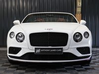 USED 2018 18 BENTLEY CONTINENTAL 4.0 V8 GTC S Convertible 2dr Petrol Auto 4WD Euro 6 (528 ps) HUGE SPECIFICATION (OVER &pound;34K), FULL BENTLEY HISTORY, CAR PLAY, MULLINER SPEC, BLACK EDITION, SUNGLASSES CASE, AIR DEFLECTOR