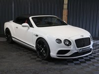 USED 2018 18 BENTLEY CONTINENTAL 4.0 V8 GTC S Convertible 2dr Petrol Auto 4WD Euro 6 (528 ps) HUGE SPECIFICATION (OVER &pound;34K), FULL BENTLEY HISTORY, CAR PLAY, MULLINER SPEC, BLACK EDITION, SUNGLASSES CASE, AIR DEFLECTOR