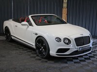 USED 2018 18 BENTLEY CONTINENTAL 4.0 V8 GTC S Convertible 2dr Petrol Auto 4WD Euro 6 (528 ps) HUGE SPECIFICATION (OVER &pound;34K), FULL BENTLEY HISTORY, CAR PLAY, MULLINER SPEC, BLACK EDITION, SUNGLASSES CASE, AIR DEFLECTOR