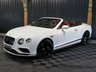USED 2018 18 BENTLEY CONTINENTAL 4.0 V8 GTC S Convertible 2dr Petrol Auto 4WD Euro 6 (528 ps) HUGE SPECIFICATION (OVER &pound;34K), FULL BENTLEY HISTORY, CAR PLAY, MULLINER SPEC, BLACK EDITION, SUNGLASSES CASE, AIR DEFLECTOR