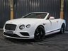USED 2018 18 BENTLEY CONTINENTAL 4.0 V8 GTC S Convertible 2dr Petrol Auto 4WD Euro 6 (528 ps) HUGE SPECIFICATION (OVER &pound;34K), FULL BENTLEY HISTORY, CAR PLAY, MULLINER SPEC, BLACK EDITION, SUNGLASSES CASE, AIR DEFLECTOR