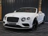 USED 2018 18 BENTLEY CONTINENTAL 4.0 V8 GTC S Convertible 2dr Petrol Auto 4WD Euro 6 (528 ps) HUGE SPECIFICATION (OVER &pound;34K), FULL BENTLEY HISTORY, CAR PLAY, MULLINER SPEC, BLACK EDITION, SUNGLASSES CASE, AIR DEFLECTOR
